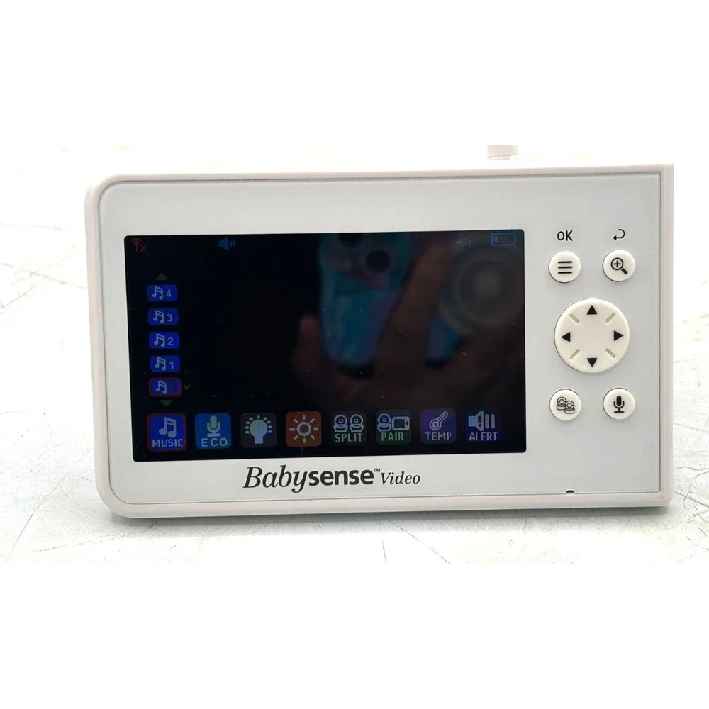 Babysense V43 Video Baby‎ Monitor with 2 Cameras Non Wifi Split Screen & Night